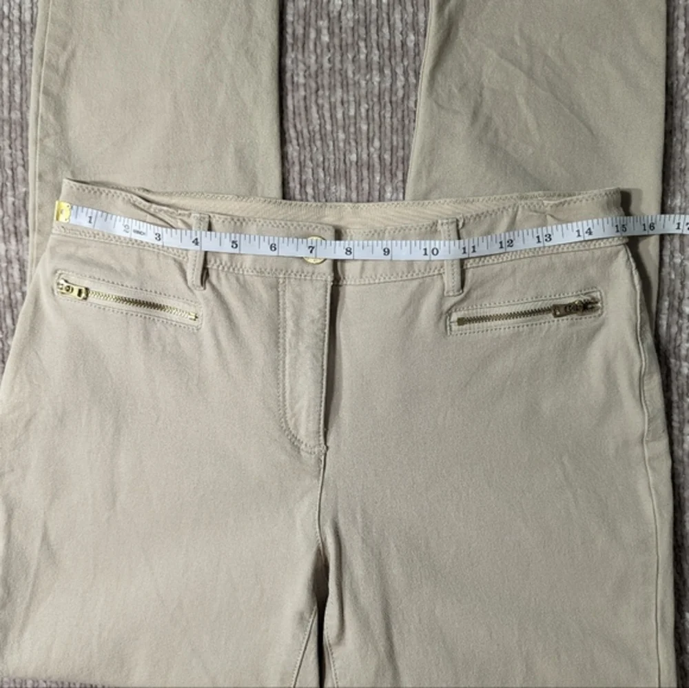 Chico's So Slimming Stretch Ankle/Cropped Leg Pant Tan Size‎ 0.5 (Sm6)